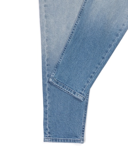 The DUFFER of ST.GEORGE(ザダファーオブセントジョージ)の「GUM STRETCH GRADATION BLEACH DENIM:「ガムストレッチ」グラデーション ブリーチ デニム(デニムパンツ・メンズ・インディゴブルー・X-LARGE/LARGE/MEDIUM/SMALL)」の8枚目の写真