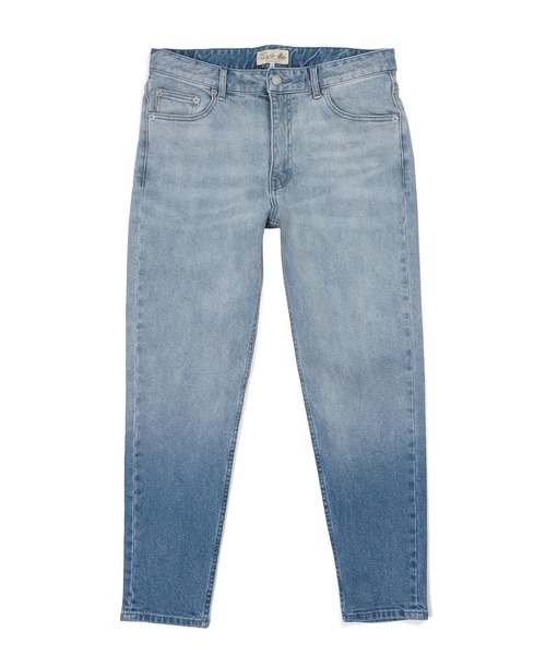 The DUFFER of ST.GEORGE(ザダファーオブセントジョージ)の「GUM STRETCH GRADATION BLEACH DENIM:「ガムストレッチ」グラデーション ブリーチ デニム(デニムパンツ・メンズ・インディゴブルー・X-LARGE/LARGE/MEDIUM/SMALL)」の6枚目の写真