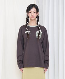 HOUSE ロングスリーブTシャツ [ブラウン]