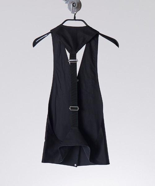 NAPE_（ネイプ）の「mcg3905-HAENESS - VEST ハーネスベスト(NPS-441)（ベスト・メンズ・グレイッシュベージュ/ブラック・4/3/2/1）」の7枚目の写真