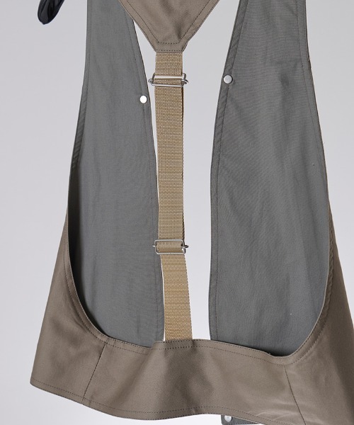 NAPE_（ネイプ）の「mcg3905-HAENESS - VEST ハーネスベスト(NPS-441)（ベスト・メンズ・グレイッシュベージュ/ブラック・4/3/2/1）」の10枚目の写真