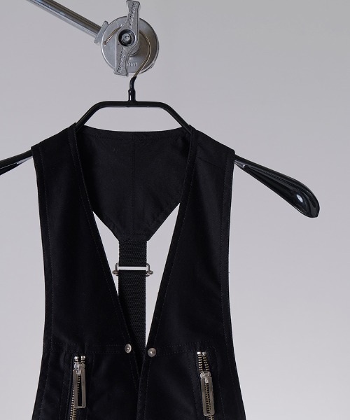 NAPE_（ネイプ）の「mcg3905-HAENESS - VEST ハーネスベスト(NPS-441)（ベスト・メンズ・グレイッシュベージュ/ブラック・4/3/2/1）」の11枚目の写真