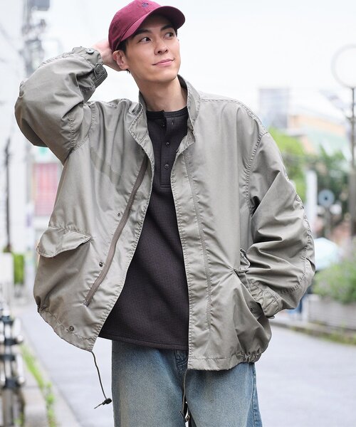 BACK NUMBER(バックナンバー)の「ショートモッズコート(テーラードジャケット・メンズ・グレー/カーキ・03/04/05/06)」の2枚目の写真