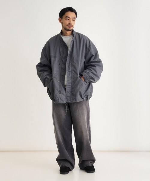 BACK NUMBER(バックナンバー)の「ショートモッズコート(テーラードジャケット・メンズ・グレー/カーキ・03/04/05/06)」の6枚目の写真