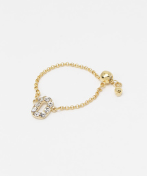 RANDOM（ランダム）の「【 RANDOM / ランダム 】 NUMBERチェーンRING / スワロフスキー リング（ブレスレット）」