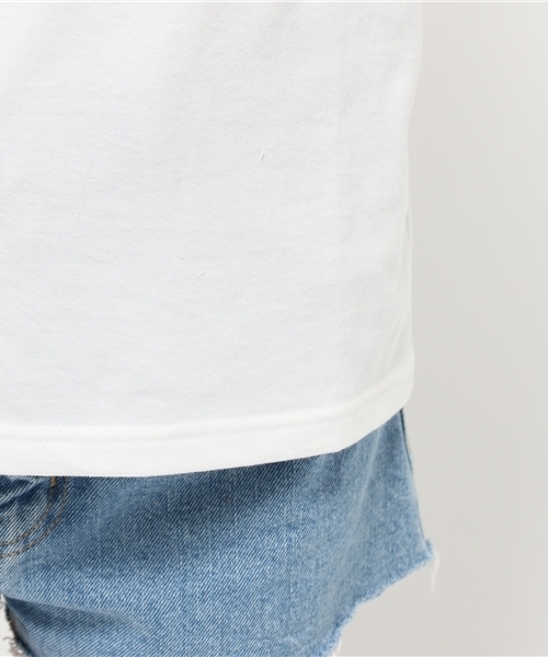 WEGO(ウィゴー)の「WEGO/フラワーTシャツ(Tシャツ/カットソー・レディース・ネイビー/ホワイト・FREE)」の8枚目の写真