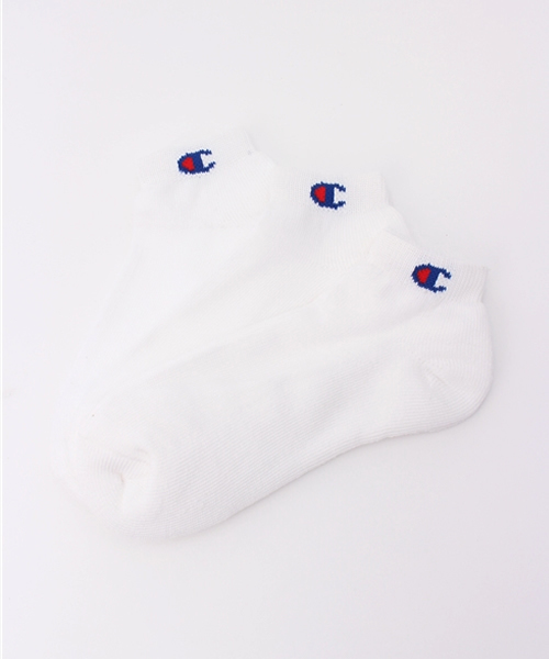 Champion（チャンピオン）の「【Champion】アンクルソックス（ソックス/靴下・メンズ・ホワイト/ライトグレー/ブラック・25-27/23-25/27-29）」の2枚目の写真