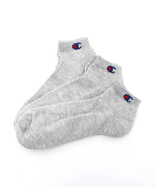 Champion（チャンピオン）の「【Champion】アンクルソックス（ソックス/靴下・メンズ・ホワイト/ライトグレー/ブラック・25-27/23-25/27-29）」の3枚目の写真