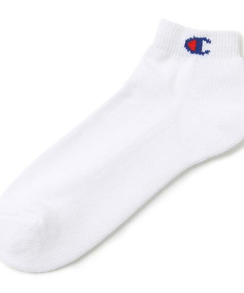 Champion(チャンピオン)の「Champion(チャンピオン)アンクルソックス(ソックス/靴下・メンズ・ホワイト/ライトグレー/ブラック・25-27/23-25/27-29)」の4枚目の写真