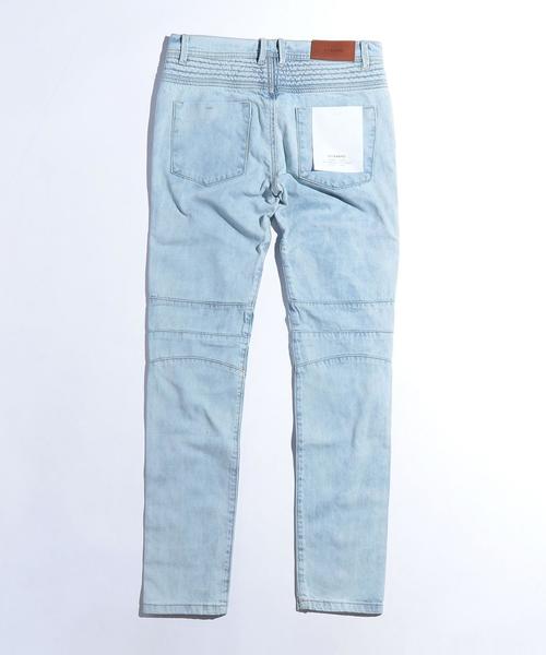 STAMPD(スタンプド)の「<STAMPD(スタンプド)> MOTO REPAIRD DNM/デニムパンツ(デニムパンツ・メンズ・コバルトブルー/ダークグレー・28inch/30inch/32inch)」の3枚目の写真