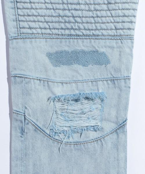 STAMPD(スタンプド)の「<STAMPD(スタンプド)> MOTO REPAIRD DNM/デニムパンツ(デニムパンツ・メンズ・コバルトブルー/ダークグレー・28inch/30inch/32inch)」の12枚目の写真