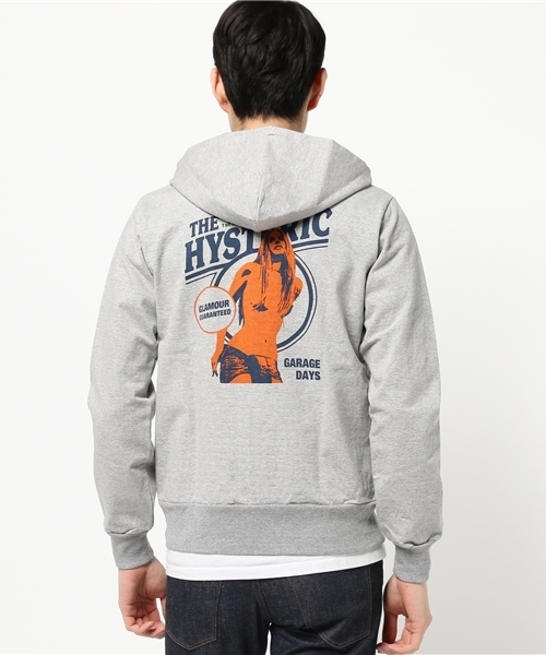 HYSTERIC GLAMOUR（ヒステリックグラマー）の「FIRST ISSUE 1984 pt PK（パーカー・メンズ・ネイビー/トップグレー/ブラック・LARGE/MEDIUM/SMALL）」の5枚目の写真