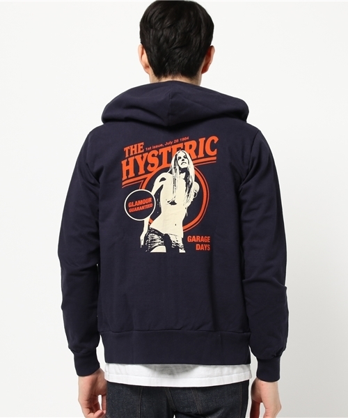 HYSTERIC GLAMOUR（ヒステリックグラマー）の「FIRST ISSUE 1984 pt PK（パーカー・メンズ・ネイビー/トップグレー/ブラック・LARGE/MEDIUM/SMALL）」の14枚目の写真