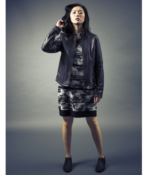 AVIREX（アヴィレックス）の「avirex/ アヴィレックス / SHEEP LEATHER SINGLE RIDERS/  シープレザー　シングルライダース（ライダースジャケット・レディース・ブラック/ワイン・SMALL/LARGE/MEDIUM）」の3枚目の写真