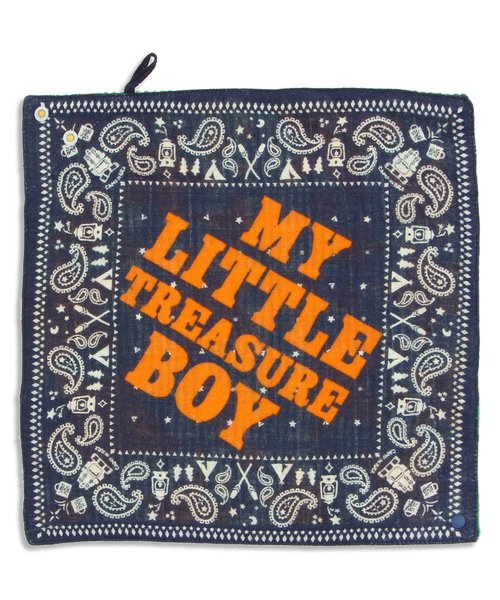 BREEZE(ブリーズ)の「2WAY ハンカチスタイ(BOY)(スタイ/よだれかけ・キッズ・グリーン/ネイビー・80)」の2枚目の写真