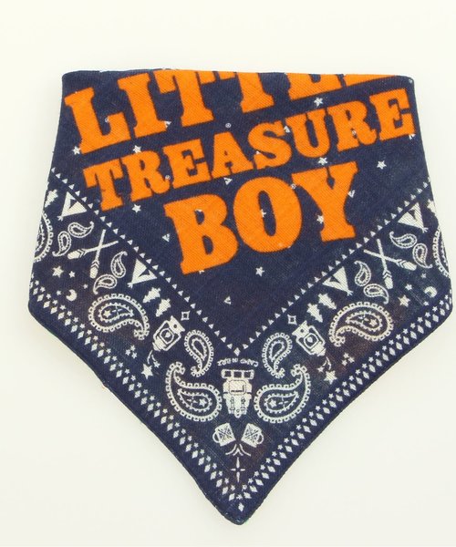 BREEZE(ブリーズ)の「2WAY ハンカチスタイ(BOY)(スタイ/よだれかけ・キッズ・グリーン/ネイビー・80)」の5枚目の写真