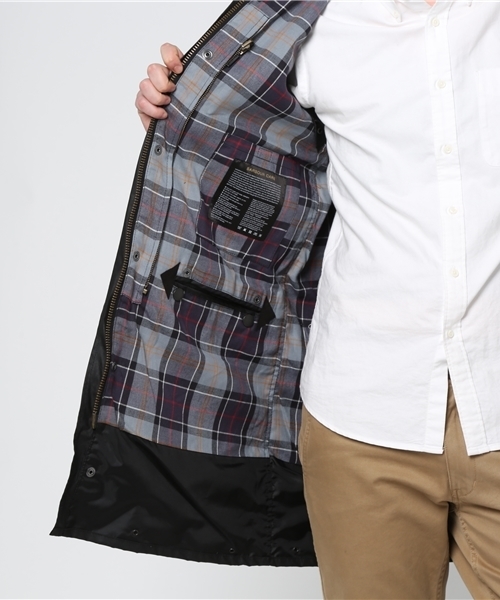 Barbour（バブアー）の「Barbour バブアー SL BORDER フィールドジャケット MWX0534（その他アウター・メンズ・ブラック/オリーブ・34/36）」の10枚目の写真