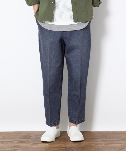 RAGEBLUE(レイジブルー)の「【抗菌防臭】デニムワイドテーパードアンクルパンツ/750304(デニムパンツ・メンズ・ブルー/ライトブルー/ブルー系その他・SMALL/LARGE/MEDIUM)」の4枚目の写真