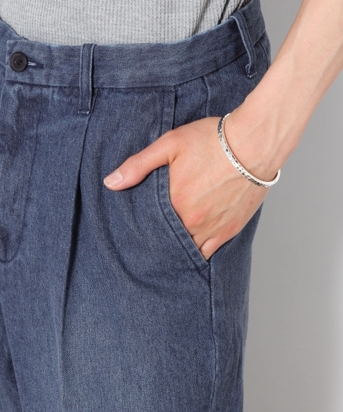 RAGEBLUE(レイジブルー)の「【抗菌防臭】デニムワイドテーパードアンクルパンツ/750304(デニムパンツ・メンズ・ブルー/ライトブルー/ブルー系その他・SMALL/LARGE/MEDIUM)」の8枚目の写真