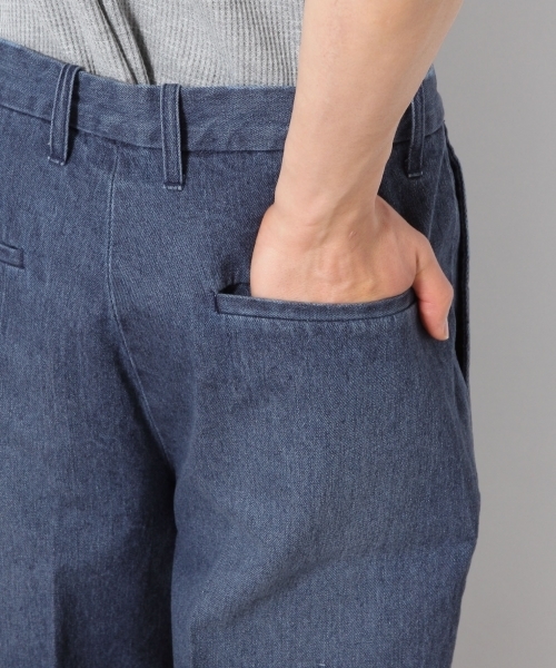 RAGEBLUE(レイジブルー)の「【抗菌防臭】デニムワイドテーパードアンクルパンツ/750304(デニムパンツ・メンズ・ブルー/ライトブルー/ブルー系その他・SMALL/LARGE/MEDIUM)」の11枚目の写真