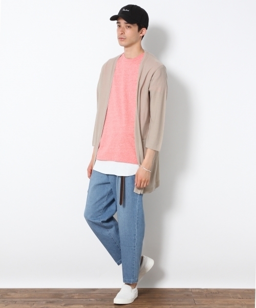 RAGEBLUE(レイジブルー)の「【抗菌防臭】デニムワイドテーパードアンクルパンツ/750304(デニムパンツ・メンズ・ブルー/ライトブルー/ブルー系その他・SMALL/LARGE/MEDIUM)」の13枚目の写真