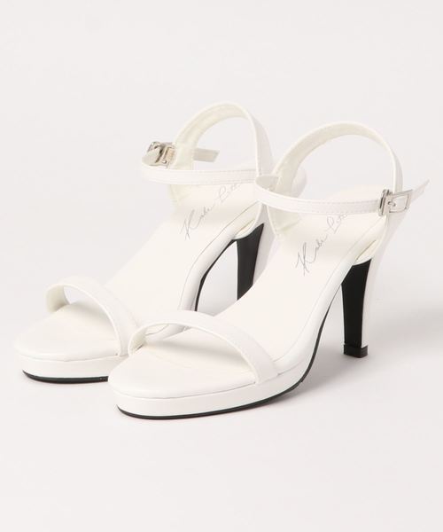 KOBE LETTUCE（コウベレタス）の「9cm細ヒール華奢見せアンクルストラップサンダル（サンダル・レディース・ホワイト系その他/ベージュ系その他/シルバー系その他/その他1/その他2/ブルー系その他/ブラック系その他/イエロー系その他/ピンク系その他/キャメル/パープル系その他/シルバー系その他2/ブラック系その他2/ホワイト系その他2/ブルー系その他2/ブラウン/ライム/ベージュ系その他2・L/M/LL/S）」の19枚目の写真
