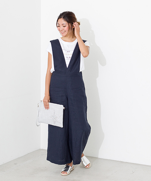 NATURAL BEAUTY BASIC(ナチュラルビューティーベーシック)の「【JJ_5月号掲載】オープンエスパドリーユ(サンダル・レディース・シルバー/ベージュ系その他/ホワイト・MEDIUM/LARGE/SMALL)」の15枚目の写真