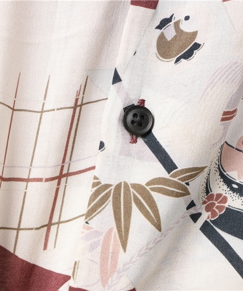 ALLSAINTS（オールセインツ）の「【本日セール終了】OLOKU SS SHIRT（シャツ/ブラウス・メンズ・ボルドー・SMALL/MEDIUM/X-SMALL/LARGE）」の11枚目の写真