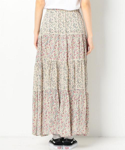 Another Edition（アナザーエディション）の「フラワーPRTマキシSK ◆（スカート・レディース・オフホワイト/ブラック・FREE）」の10枚目の写真