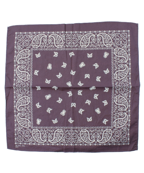 coen（コーエン）の「ペイズリーバンダナ（バンダナ/スカーフ・メンズ・ブラック/ダークブラウン/ライトピンク/レッド/オレンジ/ダークグリーン/ライトブルー/ネイビー/パープル・フリー）」の6枚目の写真