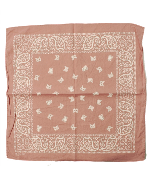 coen（コーエン）の「ペイズリーバンダナ（バンダナ/スカーフ・メンズ・ブラック/ダークブラウン/ライトピンク/レッド/オレンジ/ダークグリーン/ライトブルー/ネイビー/パープル・フリー）」の9枚目の写真