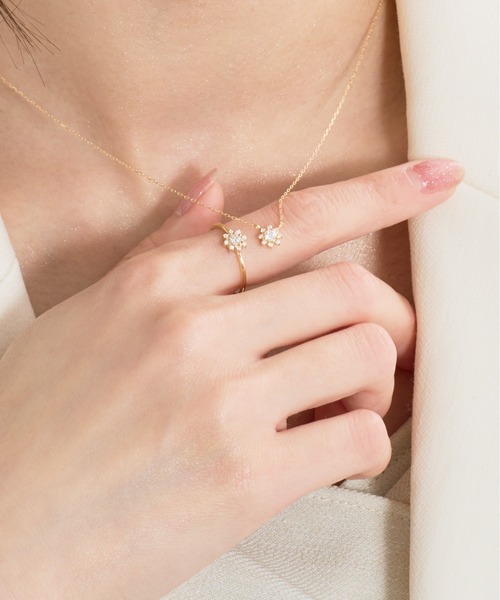 K18 ダイヤモンド ネックレス（ネックレス）｜Jewel closet by L&Co