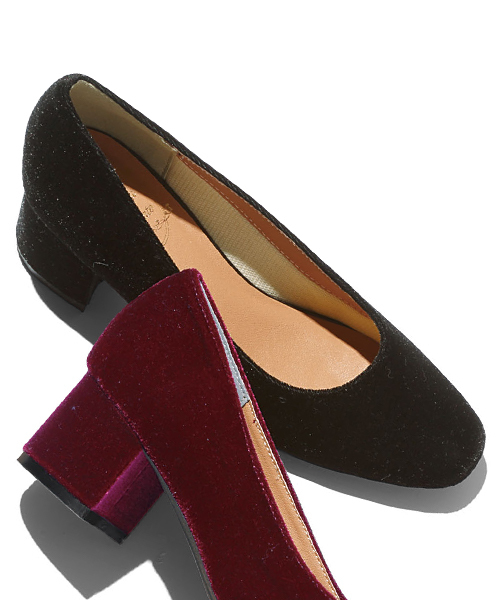 Ranan(ラナン)の「スクエアトゥベルベット調パンプス(パンプス)」 WEAR