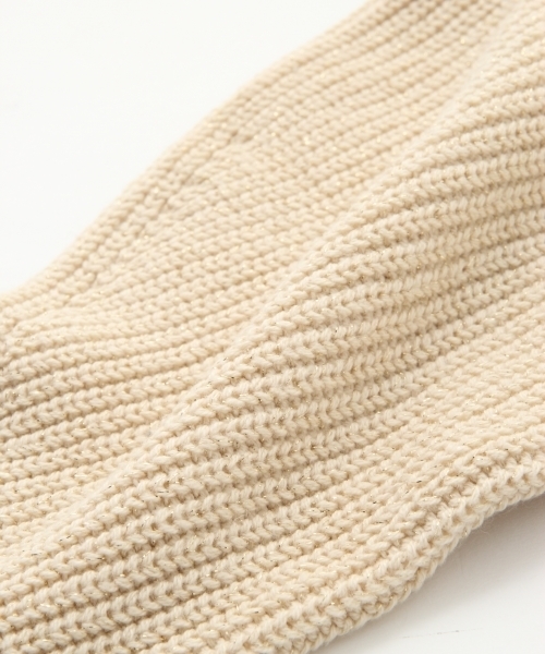 A part by（アパートバイ）の「【洗濯機で洗える】5GCAラメカシュクールPO 780418（ニット/セーター・レディース・ホワイト/ブラック/ベージュ・FREE）」の19枚目の写真