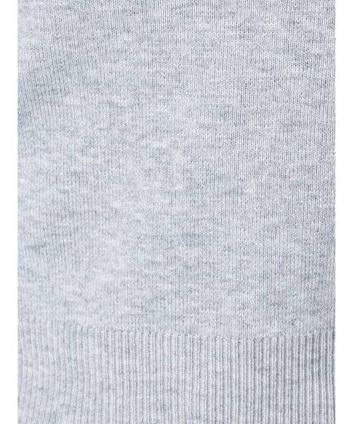 MERCURYDUO（マーキュリーデュオ）の「袖フレアリボン付Vネックニット（ニット/セーター・レディース・ブラック/グレー/オフホワイト/ベビーピンク・FREE）」の9枚目の写真