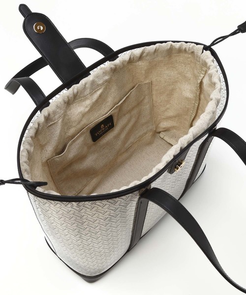 TOPKAPI（トプカピ）の「レザーコンビ・ビニールトートバッグ（トートバッグ・レディース・ブラック/キャメル・FREE）」の19枚目の写真