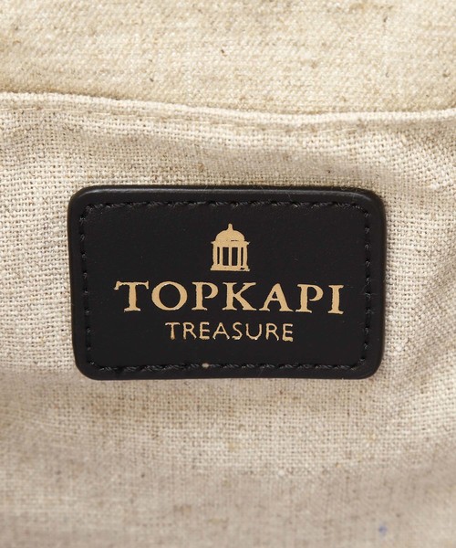 TOPKAPI（トプカピ）の「レザーコンビ・ビニールトートバッグ（トートバッグ・レディース・ブラック/キャメル・FREE）」の17枚目の写真