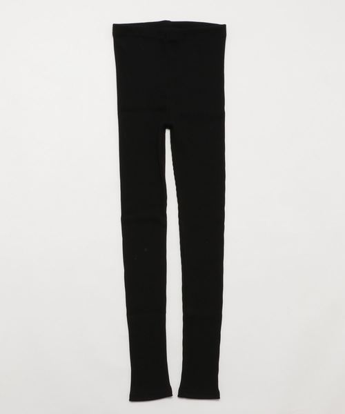 KOBE LETTUCE（コウベレタス）の「ストレッチコットンリブレギンス レディース レッグウェア ボトムス スパッツ（レギンス/スパッツ・レディース・アイボリー/グレー/ブラック/チャコールグレー/ベージュ/ブラウン・FREE）」の8枚目の写真