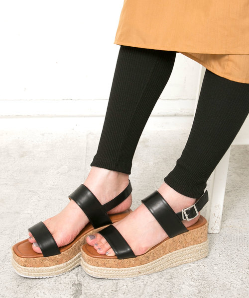 KOBE LETTUCE（コウベレタス）の「ストレッチコットンリブレギンス レディース レッグウェア ボトムス スパッツ（レギンス/スパッツ・レディース・アイボリー/グレー/ブラック/チャコールグレー/ベージュ/ブラウン・FREE）」の19枚目の写真