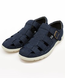 ８(eight) | グラディエーター サンダル デニム PUレザー(サンダル)