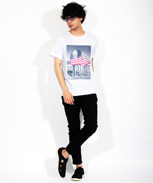 ８(eight)（エイト）の「グラディエーター サンダル デニム PUレザー（サンダル・メンズ・ブラック/ネイビー・26.5cm/28.0cm/25.0cm/25.5cm/26.0cm/27.0cm）」の3枚目の写真