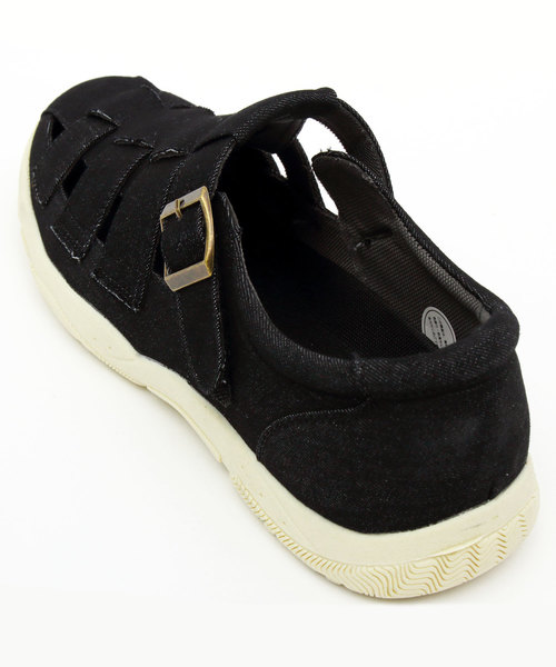 ８(eight)（エイト）の「グラディエーター サンダル デニム PUレザー（サンダル・メンズ・ブラック/ネイビー・26.5cm/28.0cm/25.0cm/25.5cm/26.0cm/27.0cm）」の17枚目の写真