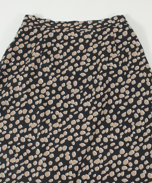 titivate（ティティベイト）の「ﾀﾞﾙﾒｼｱﾝ柄ﾌﾚｱｽｶｰﾄ（スカート・レディース・ベージュ/ブラック・S/L/M）」の12枚目の写真