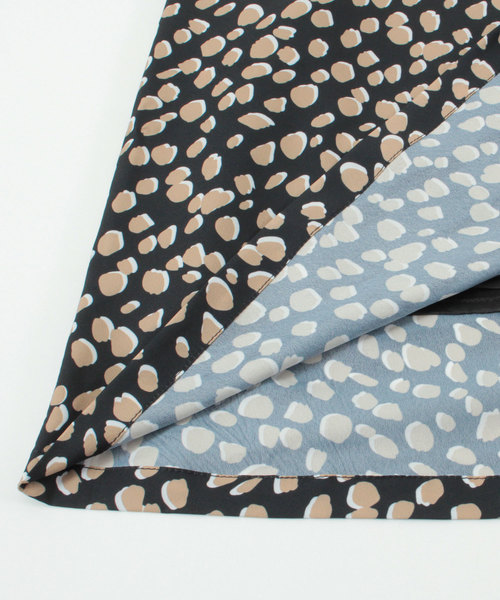 titivate（ティティベイト）の「ﾀﾞﾙﾒｼｱﾝ柄ﾌﾚｱｽｶｰﾄ（スカート・レディース・ベージュ/ブラック・S/L/M）」の15枚目の写真