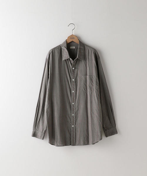 Steven Alan（スティーブンアラン）の「＜Steven Alan＞CHECK REGULAR COLLAR SHIRT-NERD/シャツ ◆（シャツ/ブラウス・メンズ・グレー/ダークグレー・LARGE/MEDIUM/SMALL/X-LARGE）」の4枚目の写真