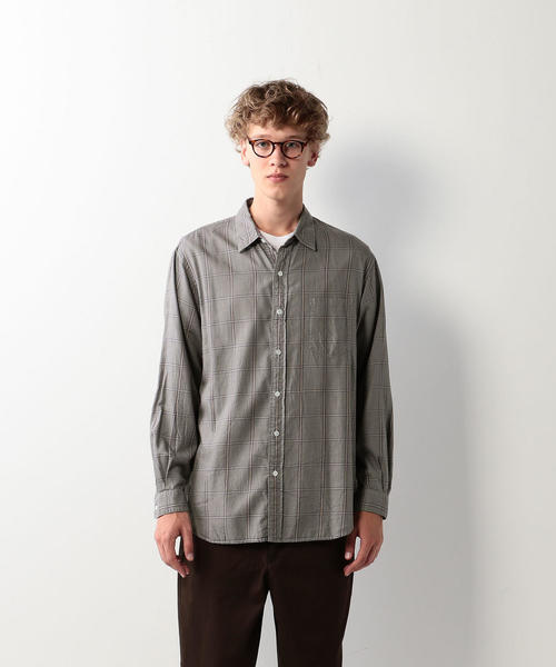 Steven Alan（スティーブンアラン）の「＜Steven Alan＞CHECK REGULAR COLLAR SHIRT-NERD/シャツ ◆（シャツ/ブラウス・メンズ・グレー/ダークグレー・LARGE/MEDIUM/SMALL/X-LARGE）」の7枚目の写真