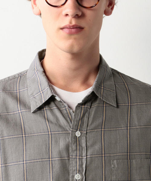 Steven Alan（スティーブンアラン）の「＜Steven Alan＞CHECK REGULAR COLLAR SHIRT-NERD/シャツ ◆（シャツ/ブラウス・メンズ・グレー/ダークグレー・LARGE/MEDIUM/SMALL/X-LARGE）」の10枚目の写真