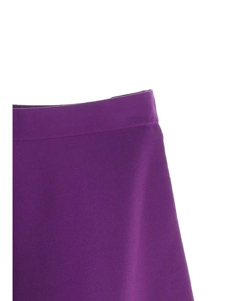 YECCA VECCA（イェッカヴェッカ）の「フレアニットスカート（スカート・レディース・ブラック/パープル/アイボリー/キャメル・FREE）」の9枚目の写真