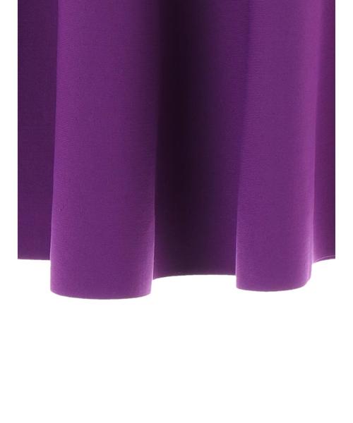 YECCA VECCA（イェッカヴェッカ）の「フレアニットスカート（スカート・レディース・ブラック/パープル/アイボリー/キャメル・FREE）」の8枚目の写真