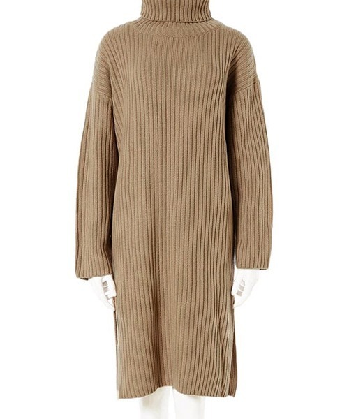 fifth（フィフス）の「タートルロングニットワンピース（ワンピース・レディース・ブラック/モカ・MEDIUM）」の17枚目の写真